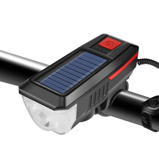 Lanternă de bicicletă cu încărcare solară